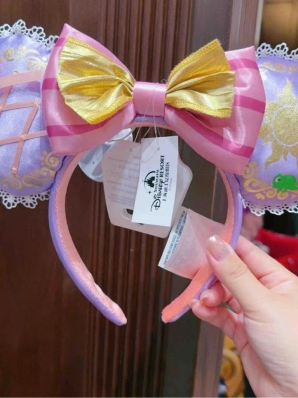 Disney Parks Princess Tangled Rapunzel Pascal Mickey Mouse Minnie Ears Headband
